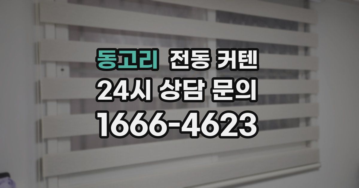 동고리 전동 커텐