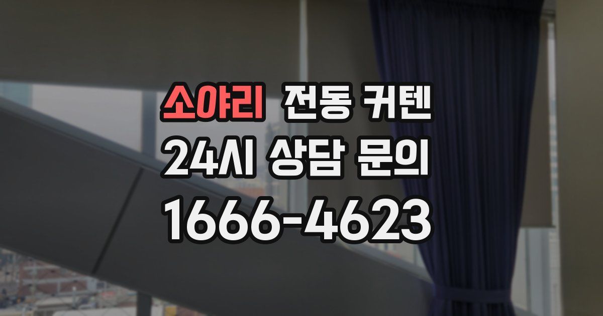 소야리 전동 커텐