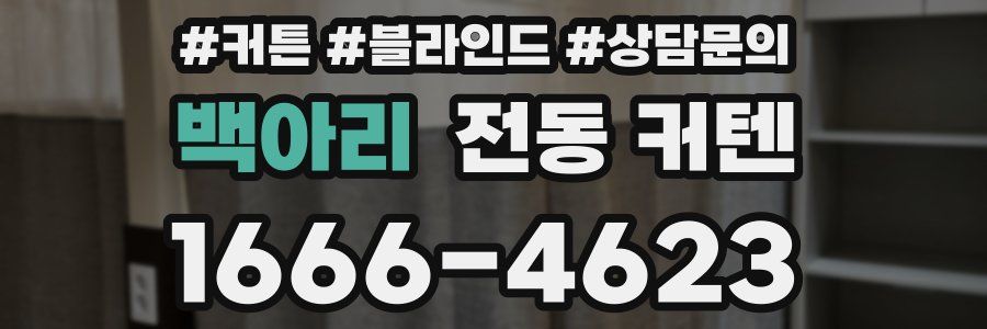 백아리 전동 커텐