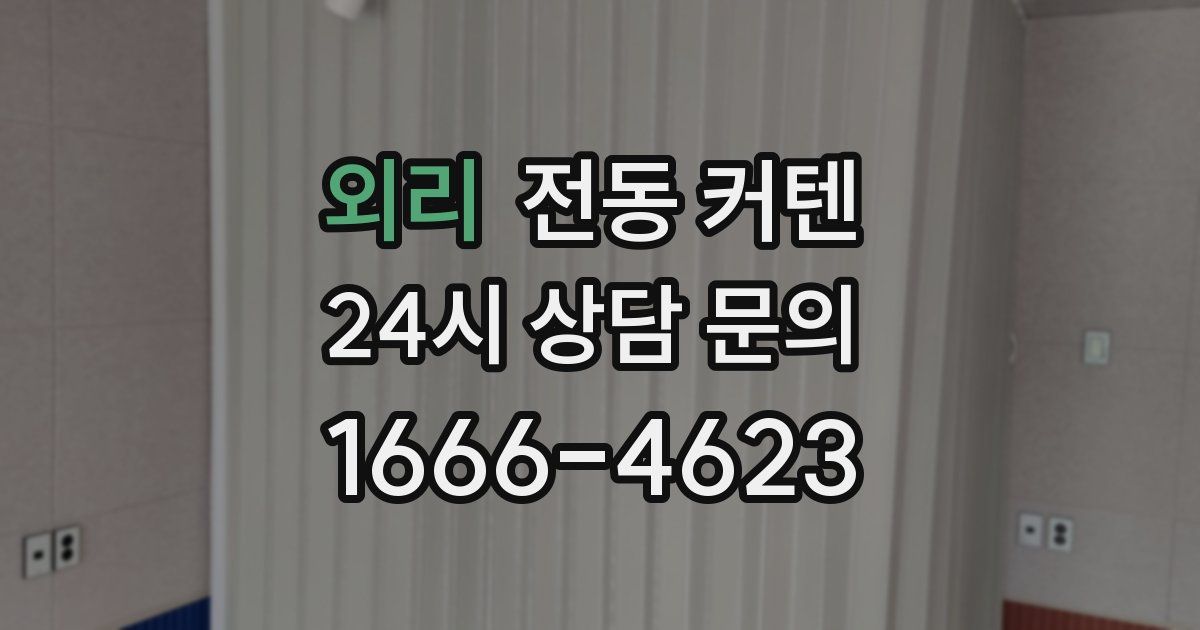 외리 전동 커텐