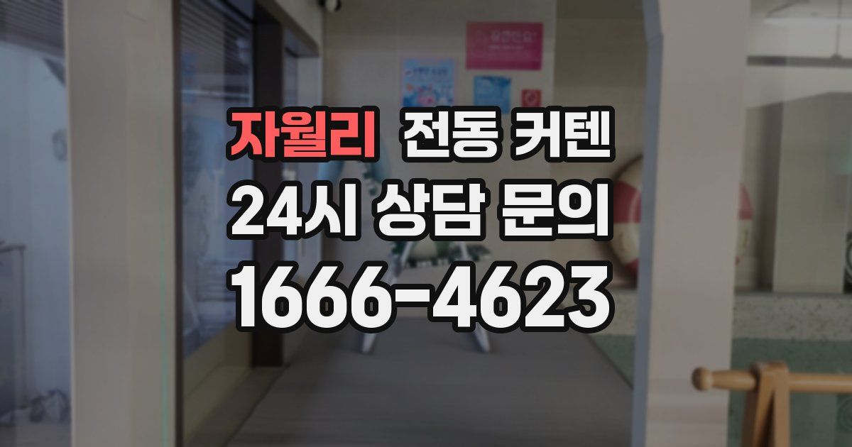 자월리 전동 커텐