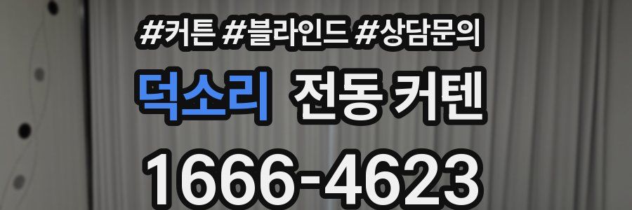 덕소리 전동 커텐