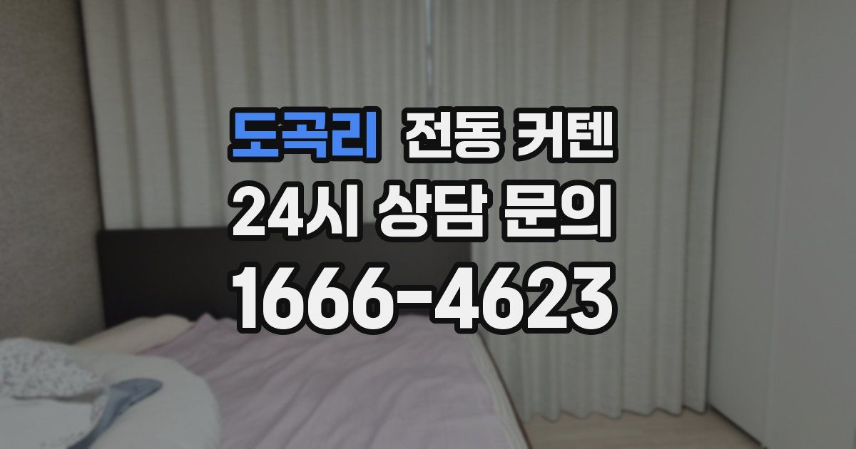 도곡리 전동 커텐