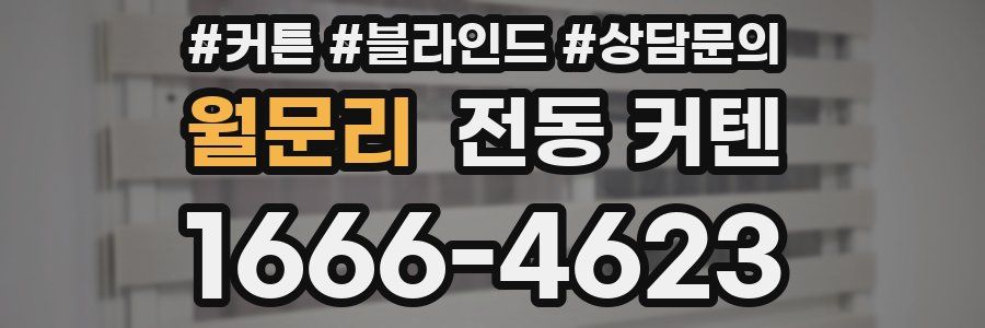 월문리 전동 커텐