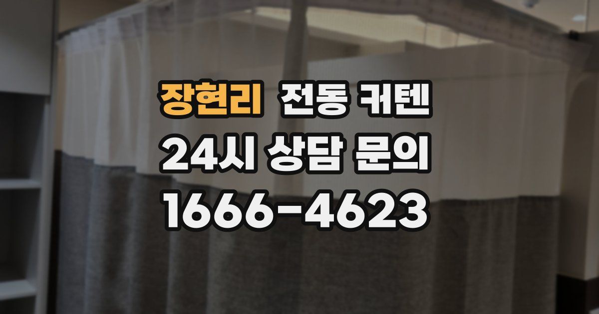 장현리 전동 커텐