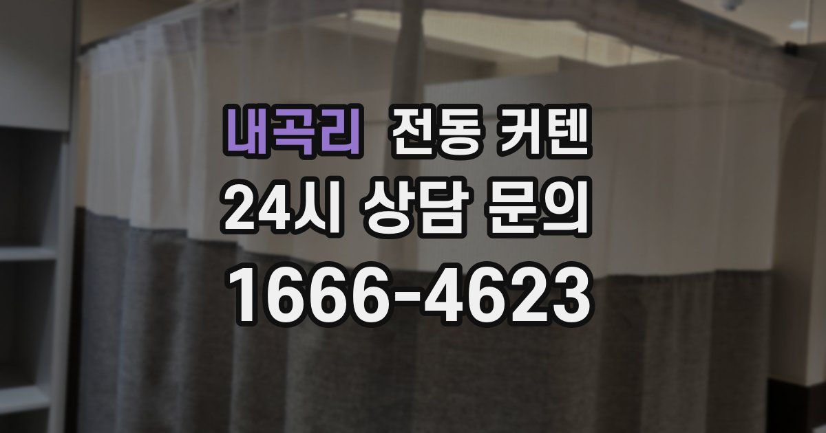 내곡리 전동 커텐