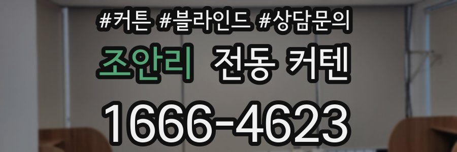 조안리 전동 커텐