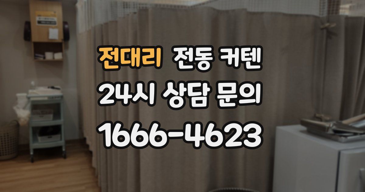 전대리 전동 커텐