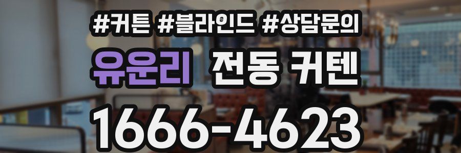 유운리 전동 커텐
