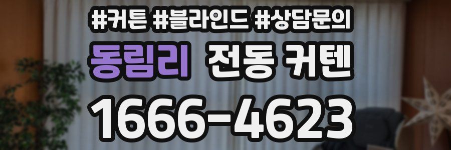 동림리 전동 커텐