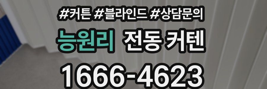 능원리 전동 커텐