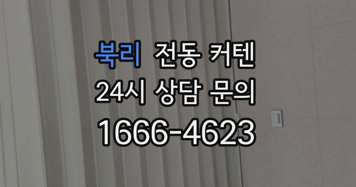 북리 전동 커텐