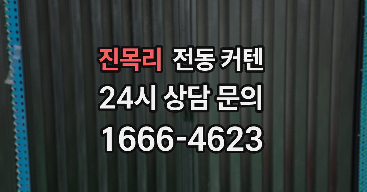 진목리 전동 커텐