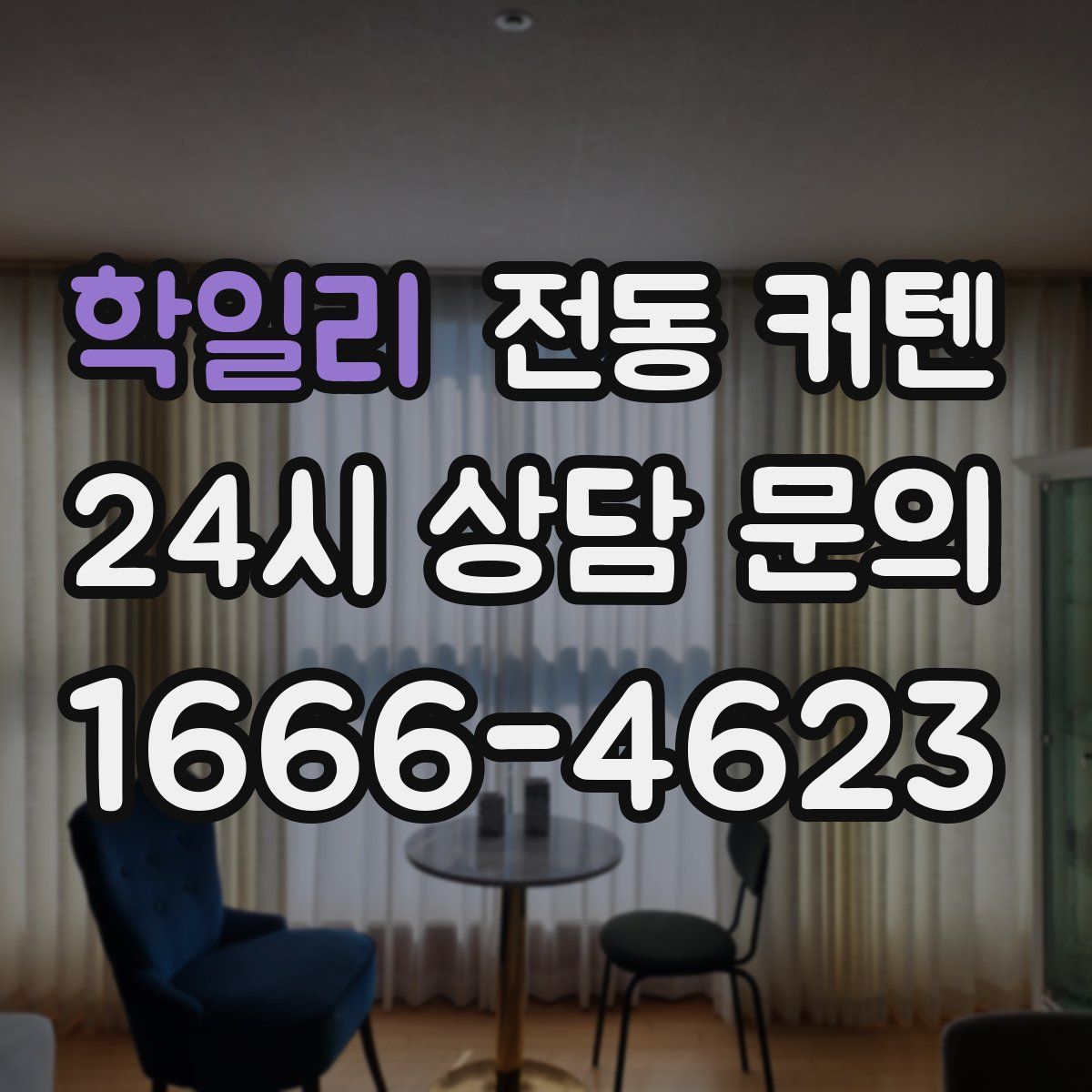 학일리 전동 커텐
