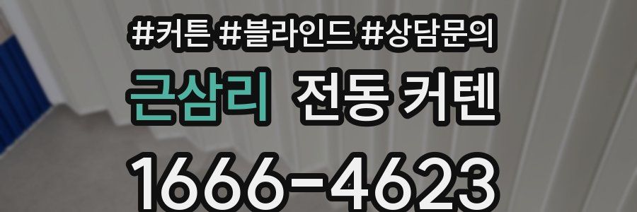 근삼리 전동 커텐