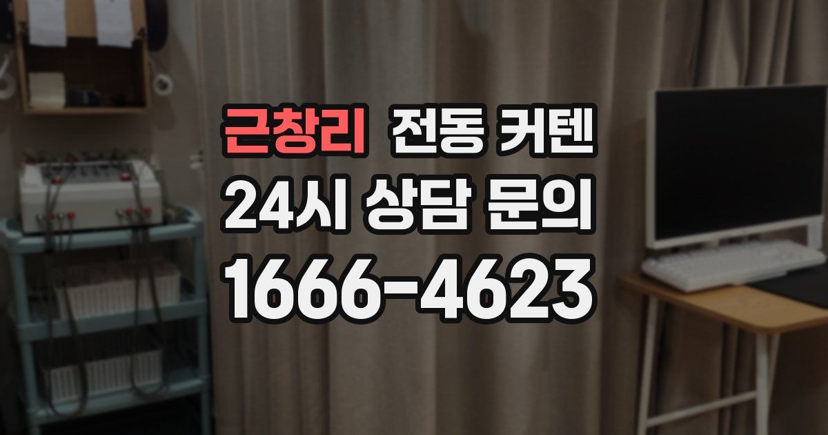 근창리 전동 커텐