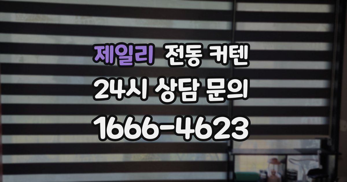 제일리 전동 커텐
