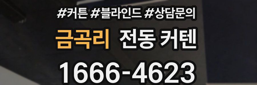 금곡리 전동 커텐
