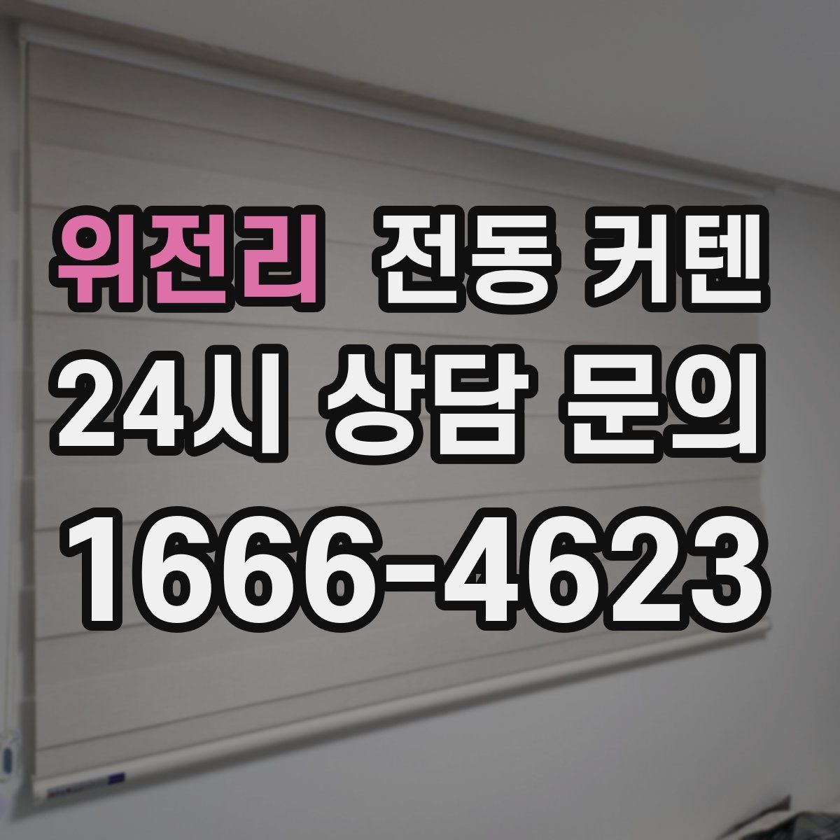 위전리 전동 커텐