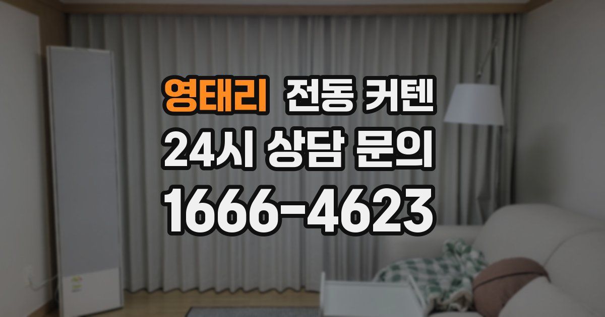 영태리 전동 커텐