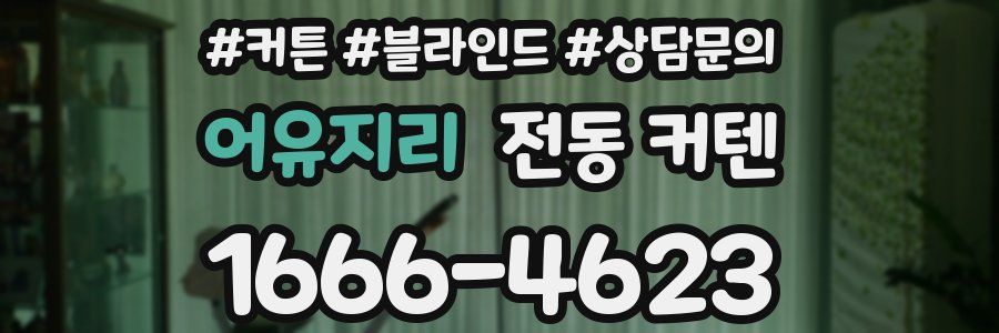 어유지리 전동 커텐