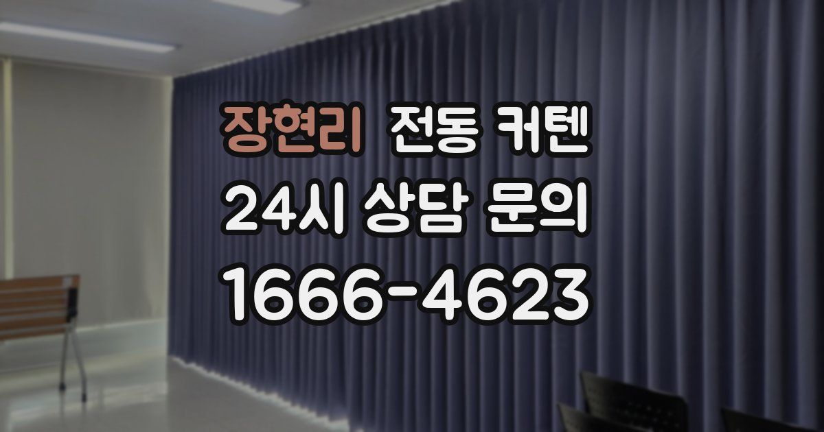 장현리 전동 커텐