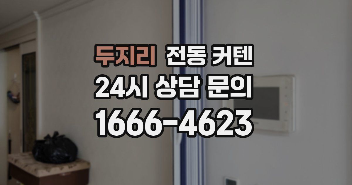 두지리 전동 커텐