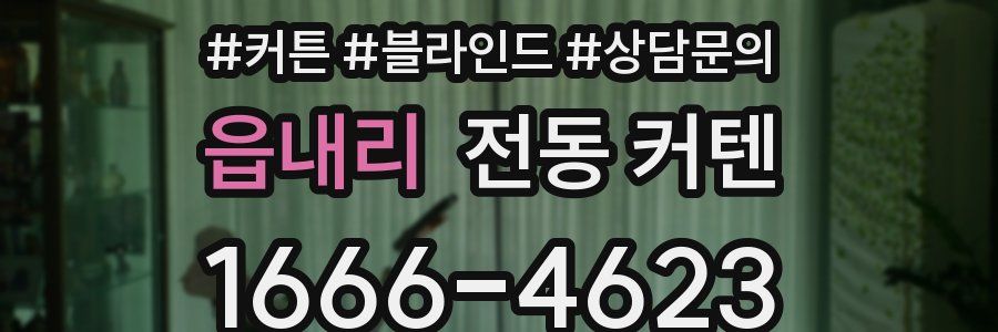 읍내리 전동 커텐