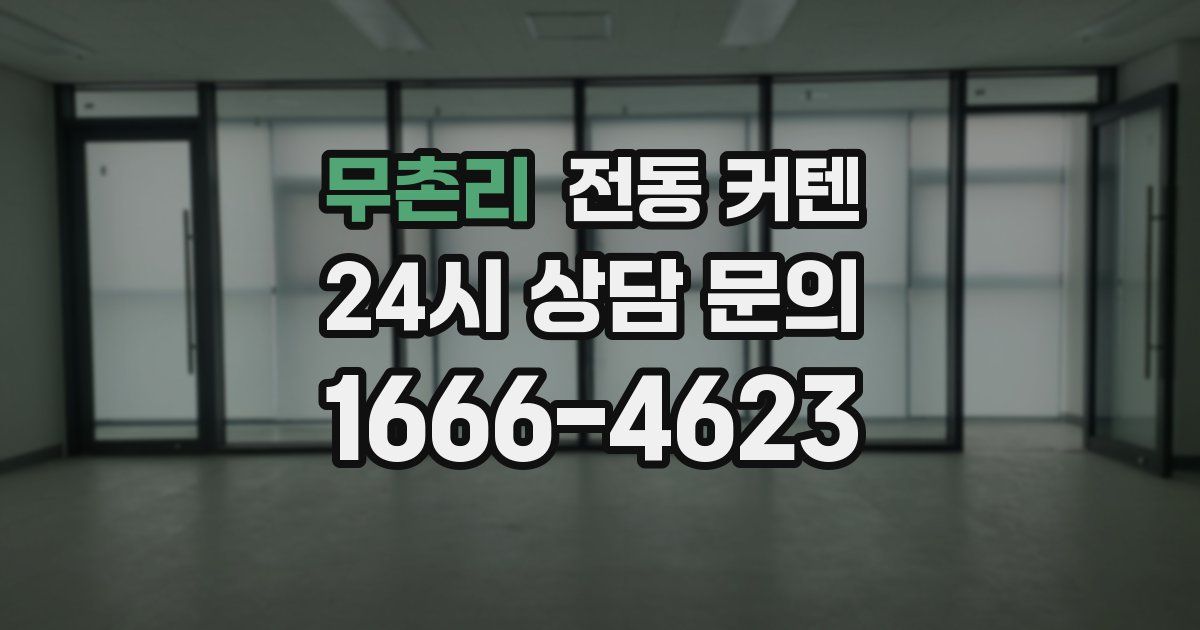 무촌리 전동 커텐