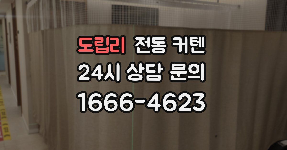 도립리 전동 커텐
