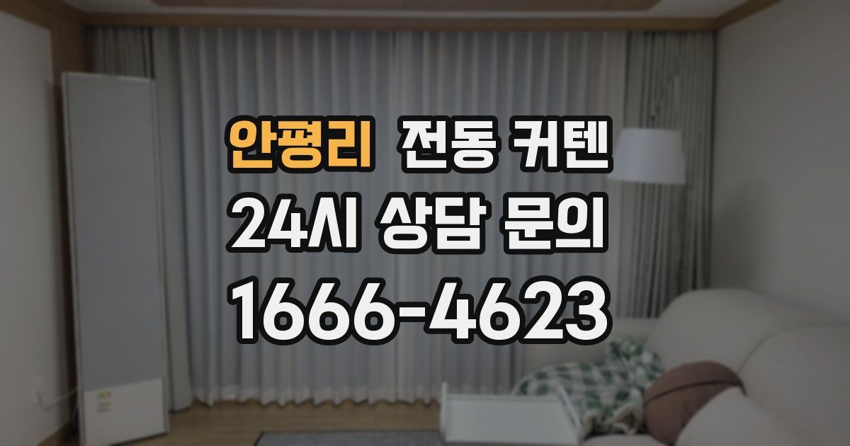 안평리 전동 커텐