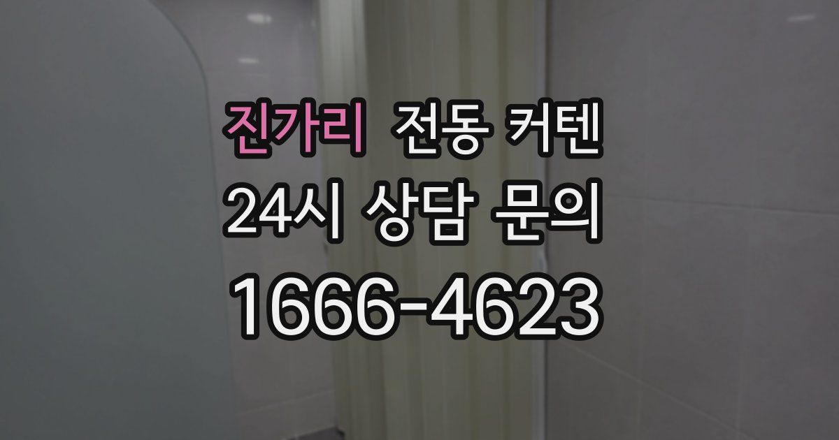 진가리 전동 커텐