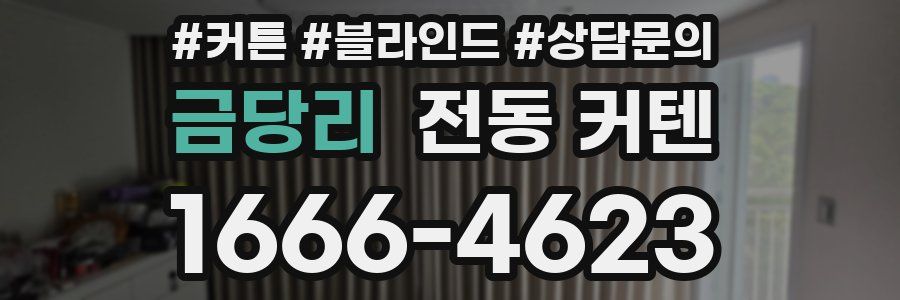 금당리 전동 커텐