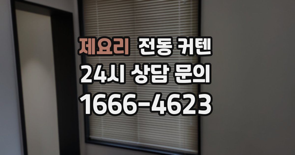 제요리 전동 커텐