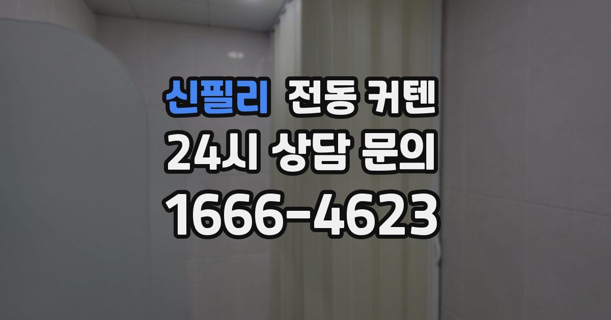 신필리 전동 커텐