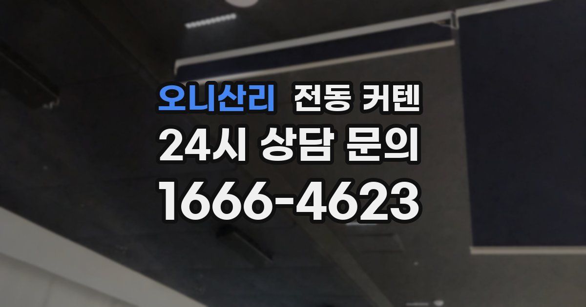 오니산리 전동 커텐