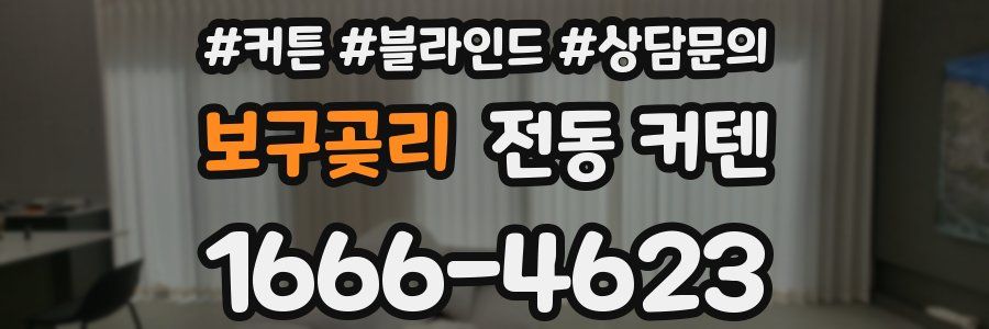 보구곶리 전동 커텐