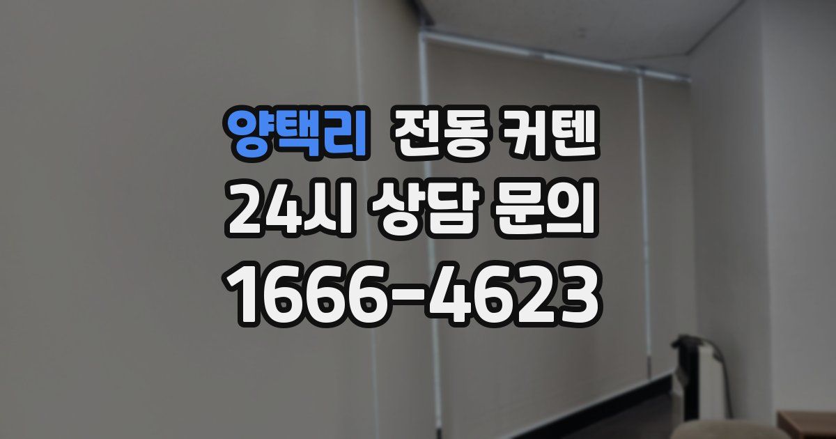 양택리 전동 커텐