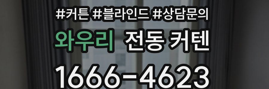 와우리 전동 커텐