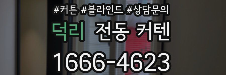덕리 전동 커텐