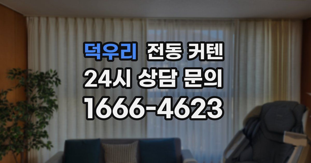 덕우리 전동 커텐