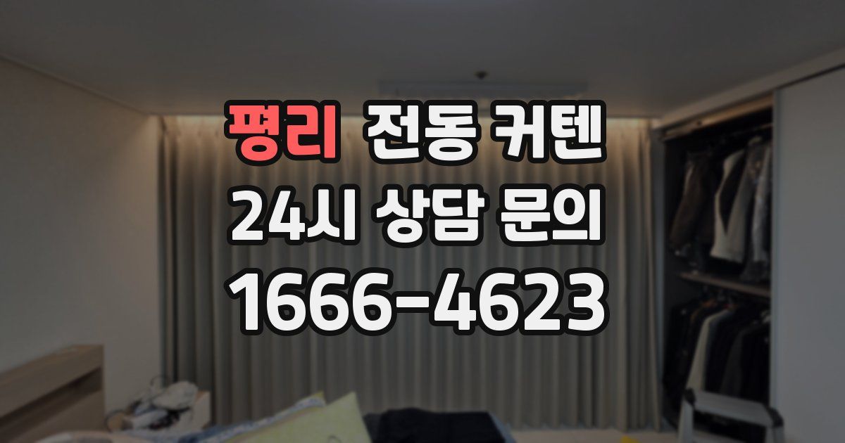 평리 전동 커텐