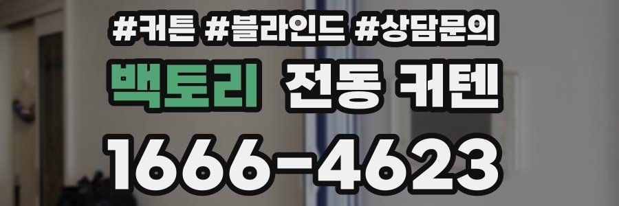 백토리 전동 커텐