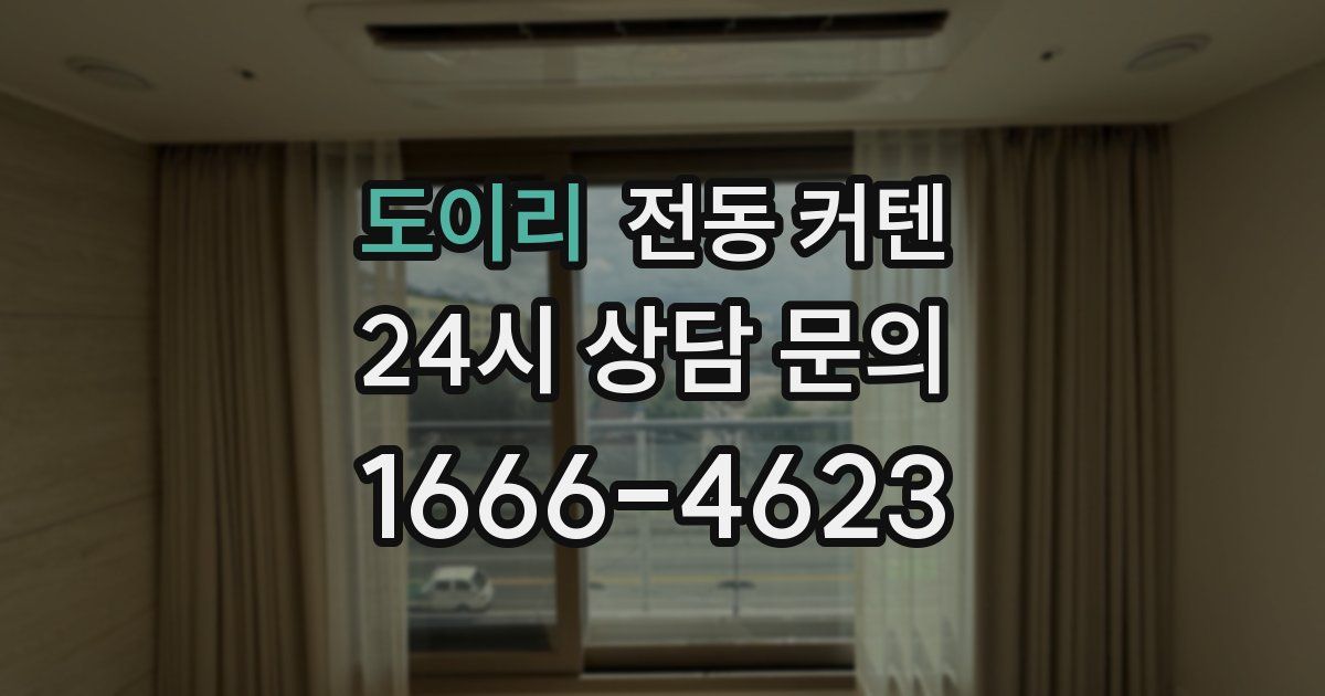 도이리 전동 커텐