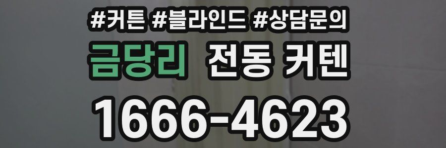 금당리 전동 커텐