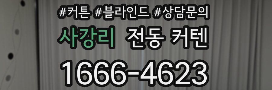 사강리 전동 커텐
