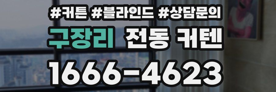 구장리 전동 커텐