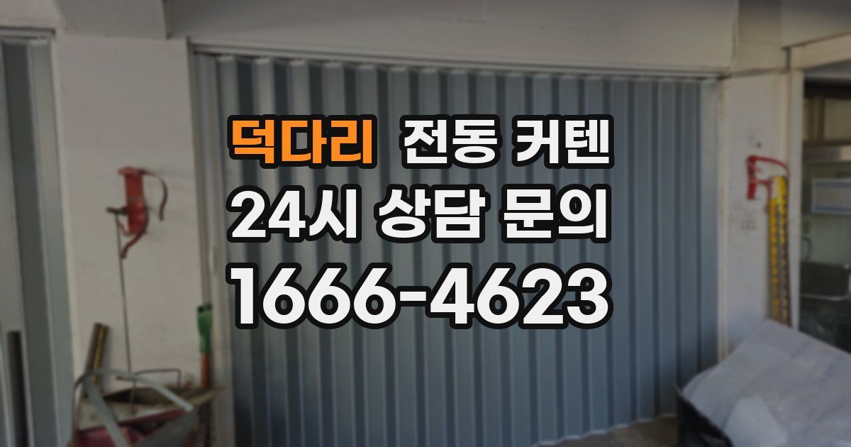 덕다리 전동 커텐