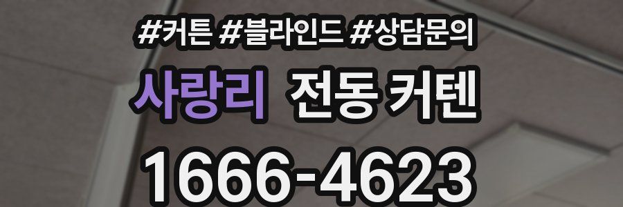 사랑리 전동 커텐