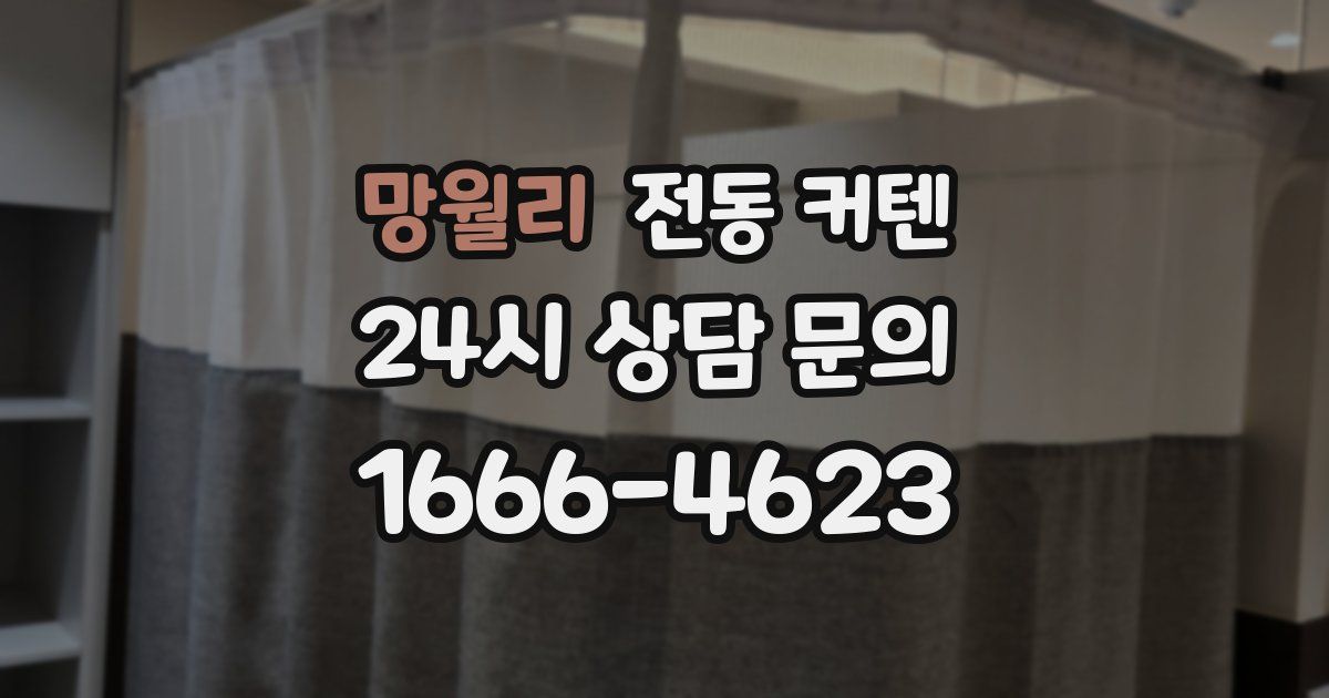 망월리 전동 커텐